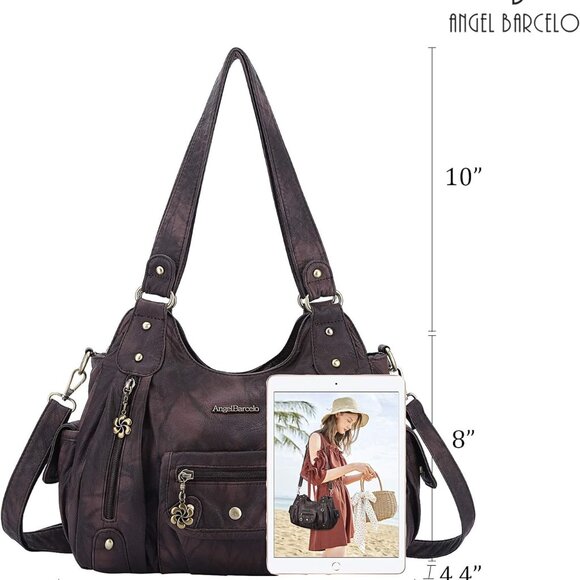 Purses for Women Soft PU Leather Shoulder Bag Crossbody Purse and Handbags - Picture 2 of 7